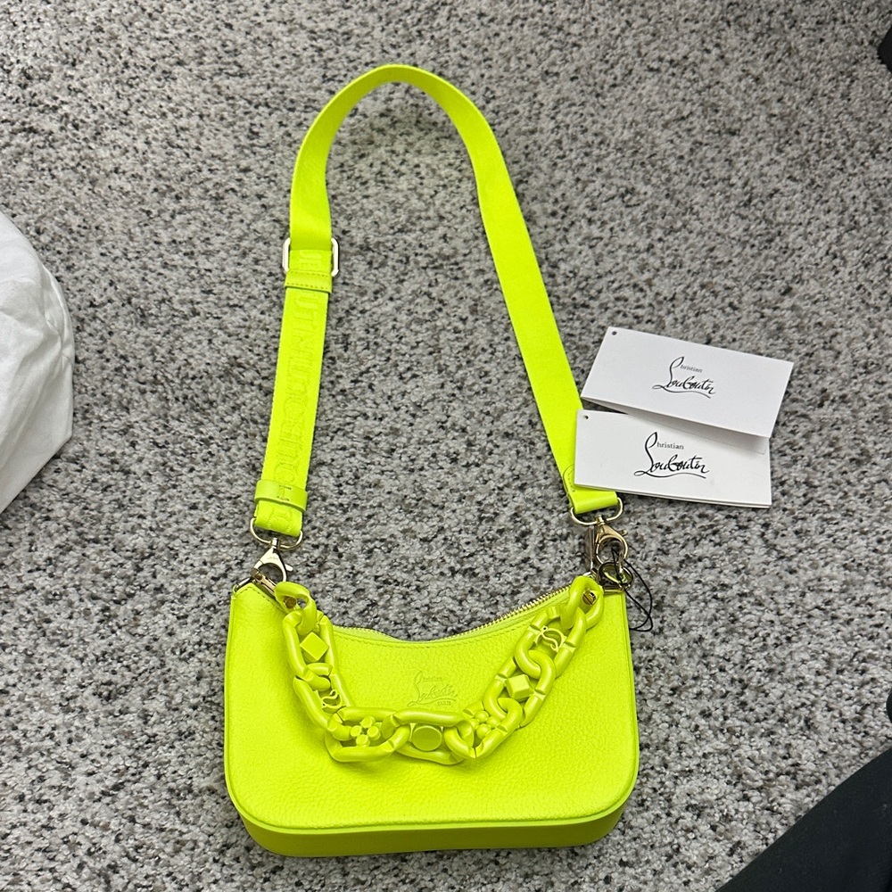 Christian Louboutin Loubila Chain Mini leather shoulder bag